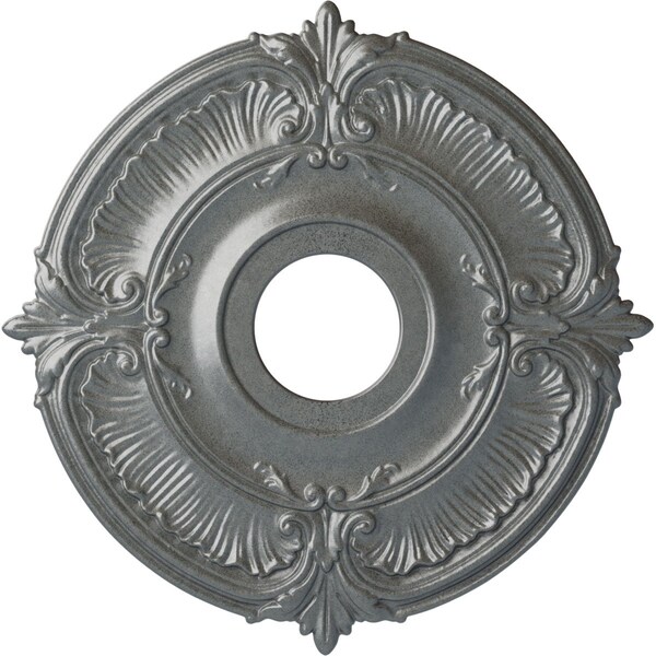 Ekena Millwork Attica Ceiling Medallion (Fits Canopies up to 5"), Hand-Painted Platinum, 18"OD x 4"ID x 5/8"P CM18ATPLS - main